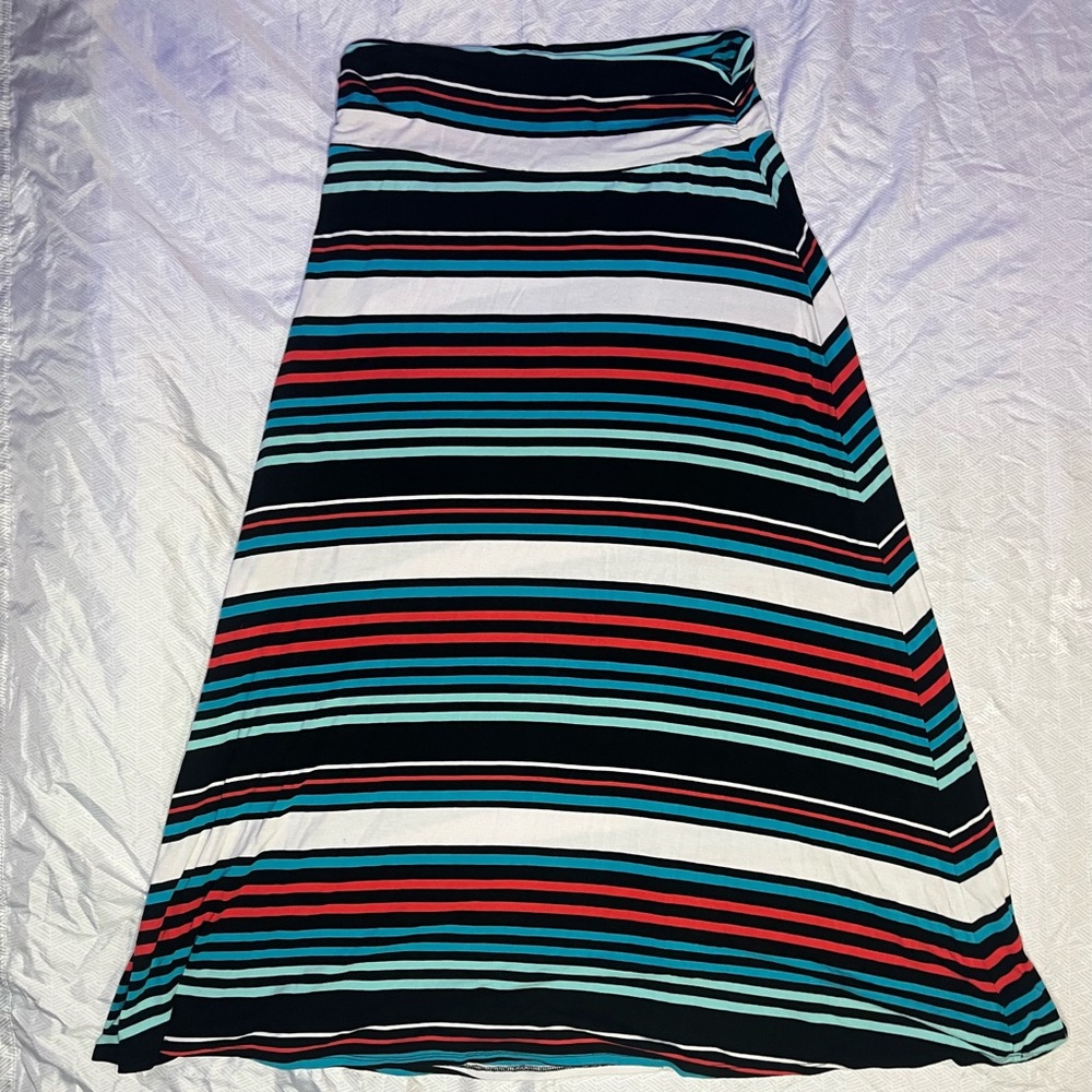 Merona Multicolor Striped Skirt